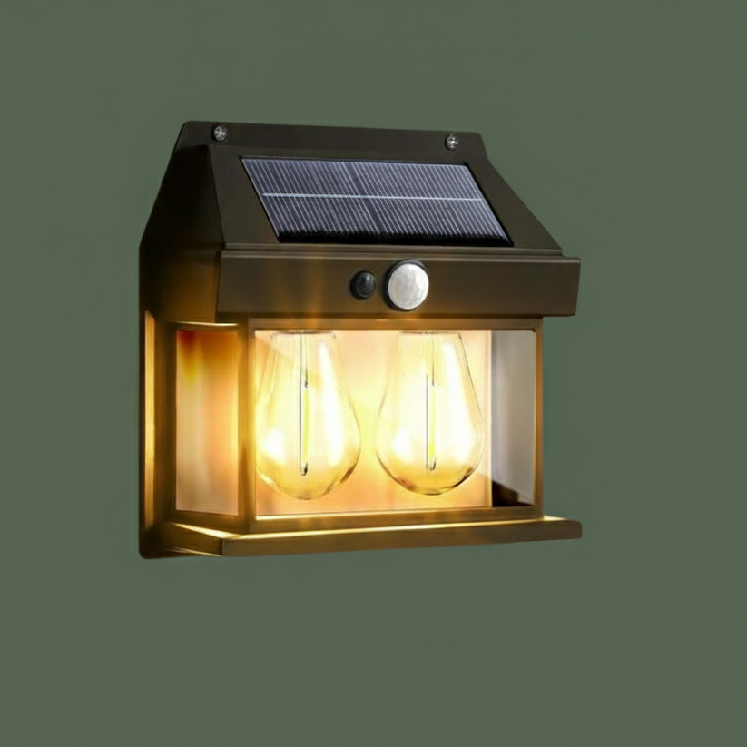 applique solaire double ampoule